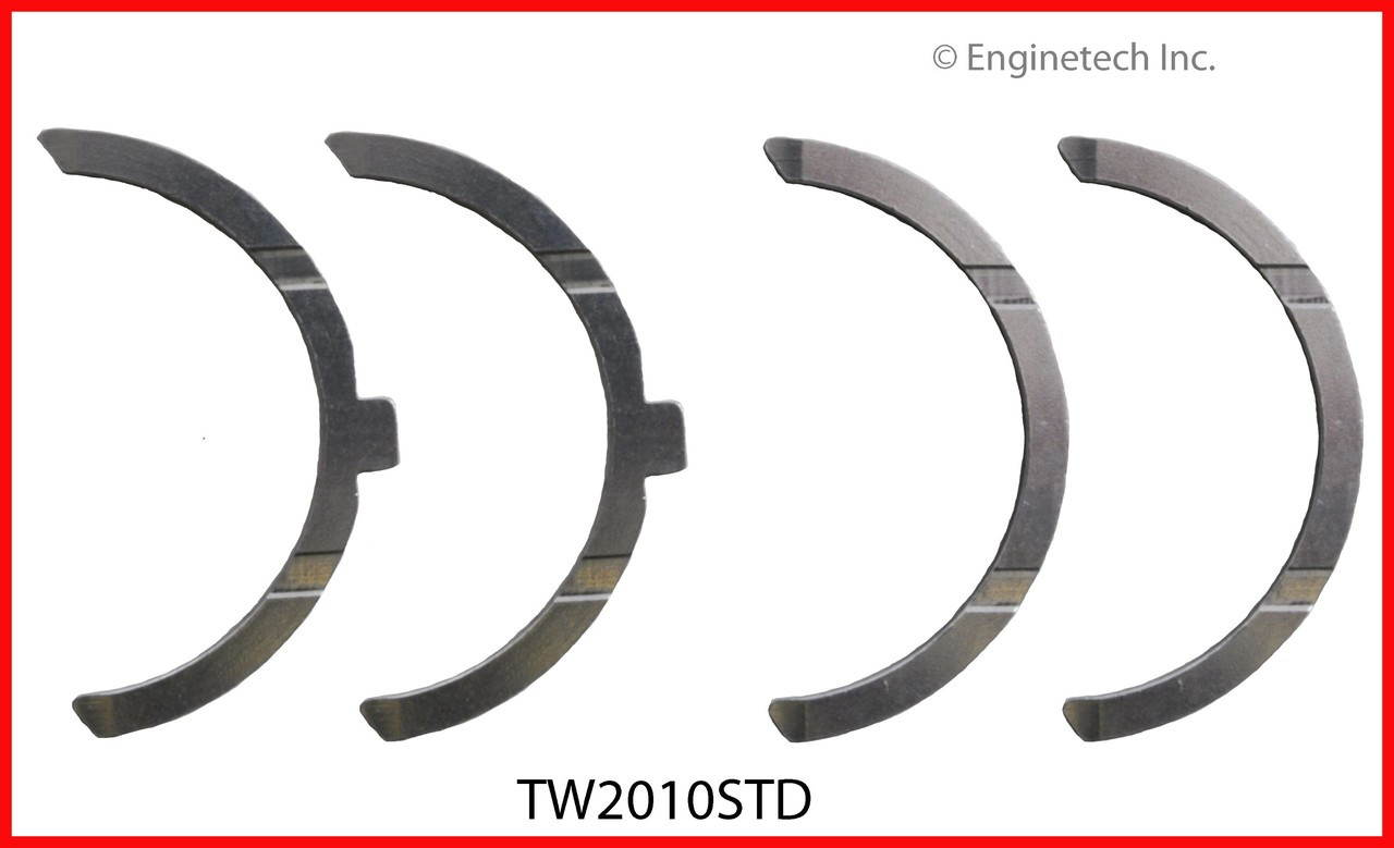 1994 Mazda MX-3 1.8L Engine Crankshaft Thrust Washer TW2010STD -21