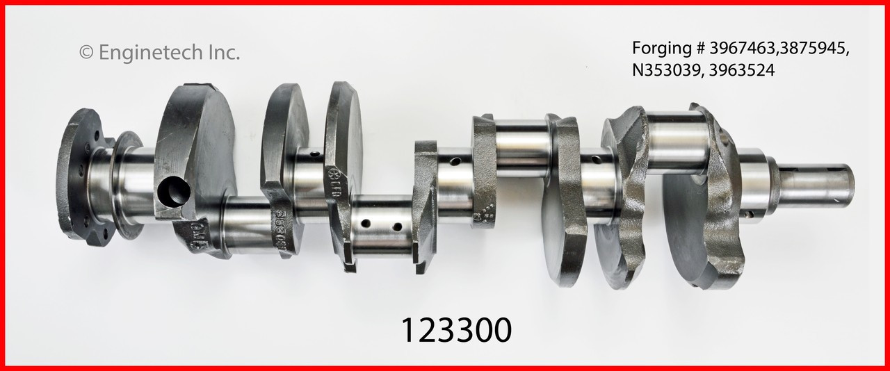 1986 Chevrolet C20 Suburban 7.4L Engine Crankshaft Kit 123300 -442