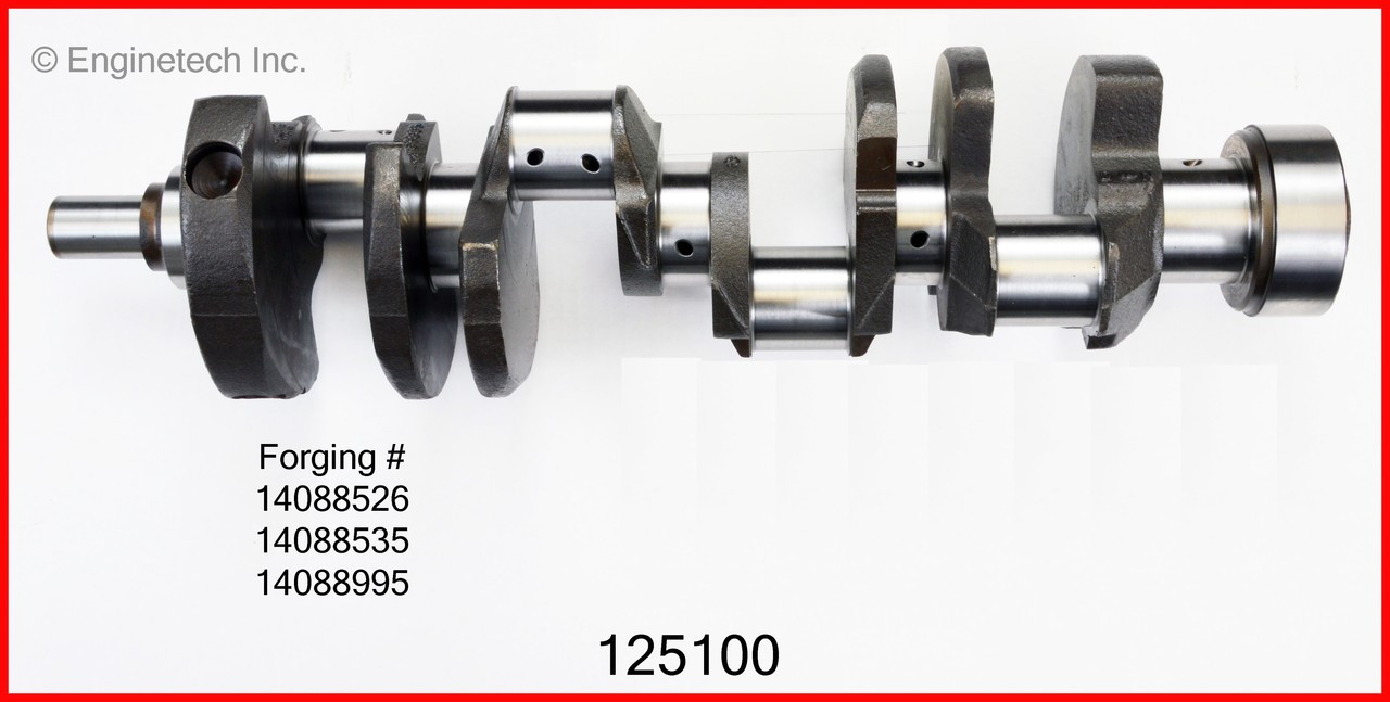 1986 Chevrolet K30 5.7L Engine Crankshaft Kit 125100 -19