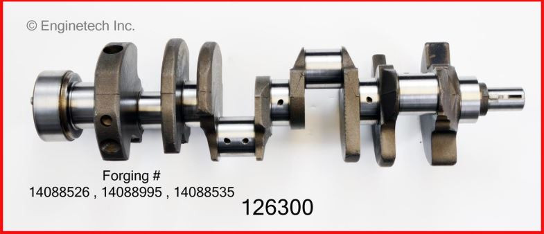 1993 Chevrolet G10 5.0L Engine Crankshaft Kit 126300 -60