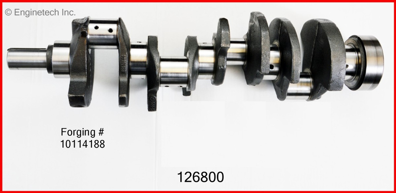 1991 GMC G3500 7.4L Engine Crankshaft Kit 126800 -12