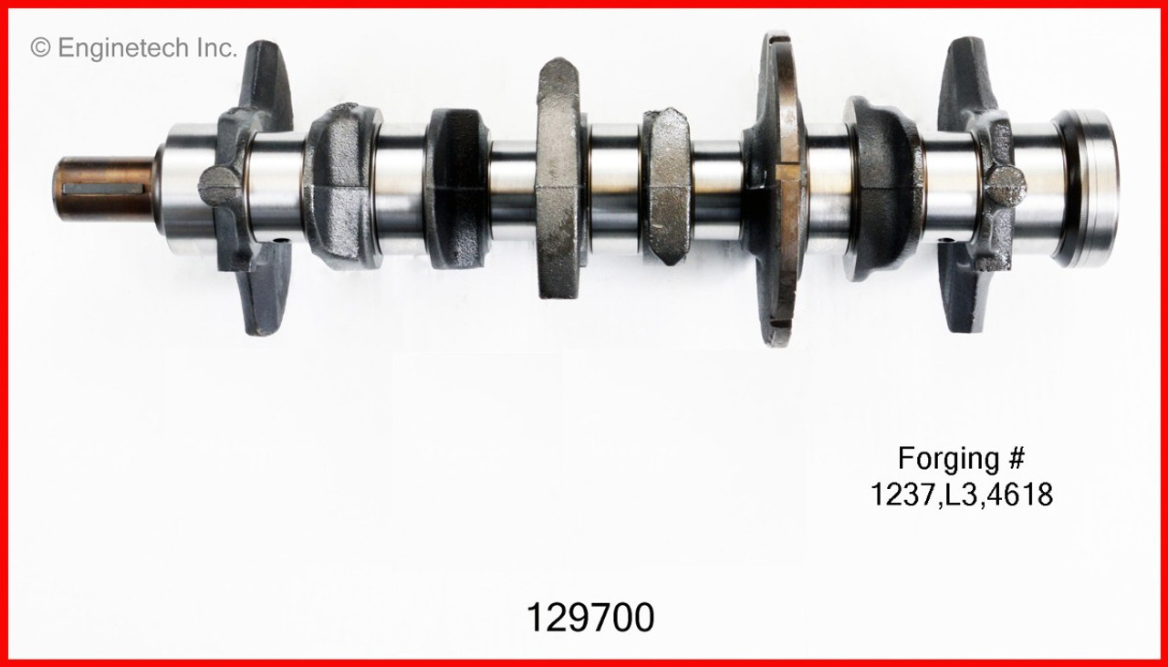 1999 Isuzu Hombre 2.2L Engine Crankshaft Kit 129700 -10