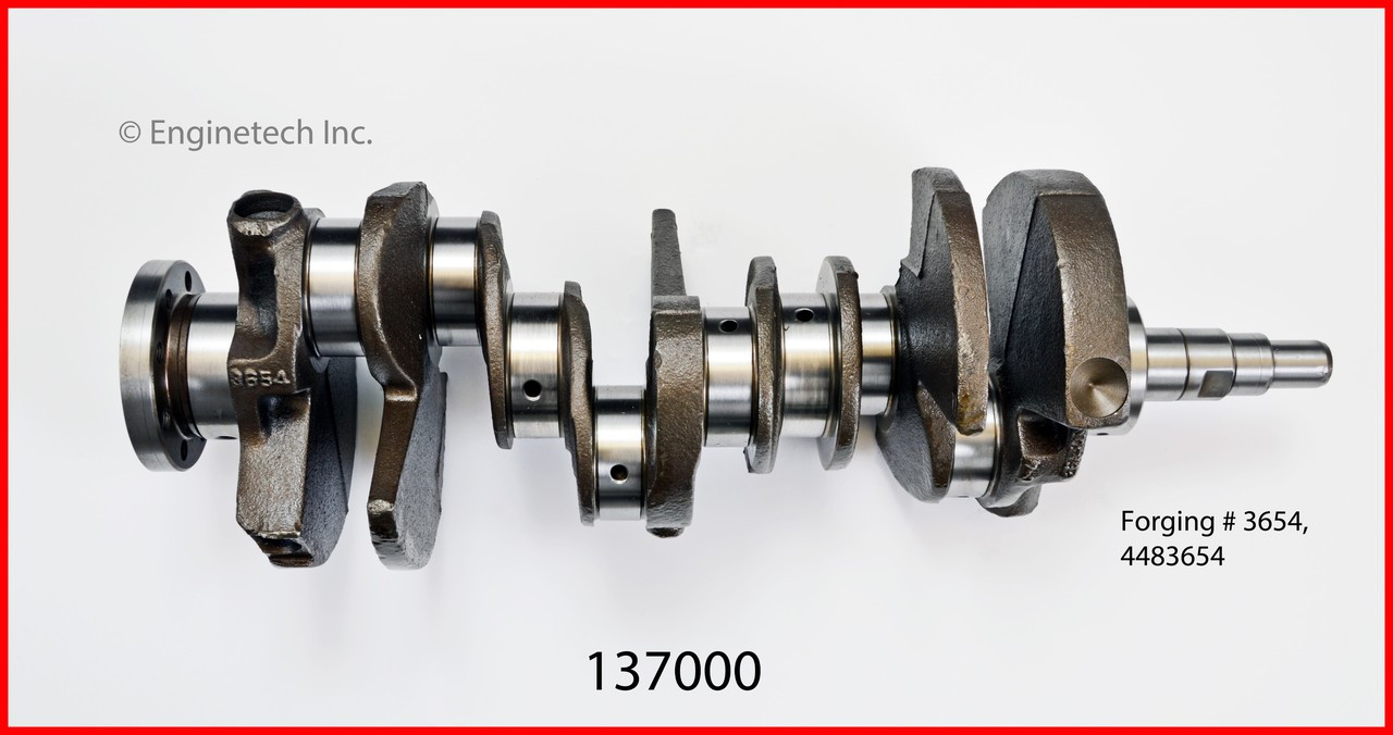 1991 Dodge Dynasty 3.3L Engine Crankshaft Kit 137000 -12