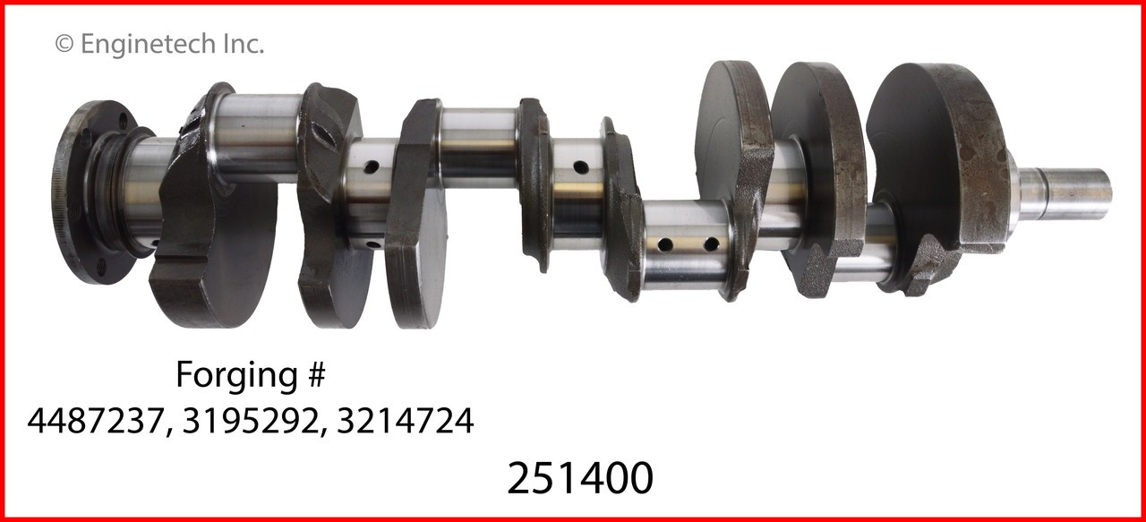 1986 Jeep J20 5.9L Engine Crankshaft Kit 251400 -164