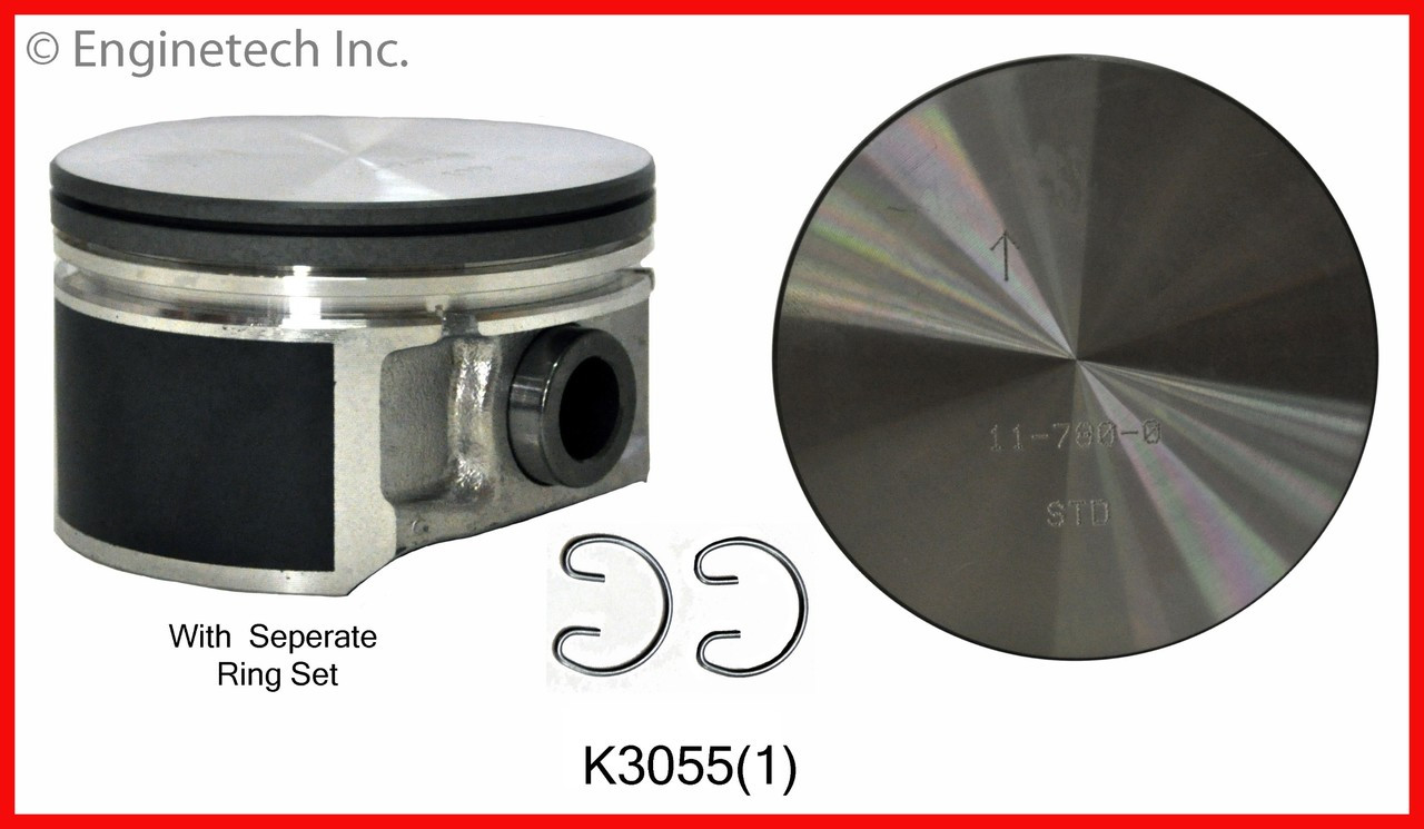 2010 Dodge Charger 2.7L Engine Piston and Ring Kit K3055(1) -64