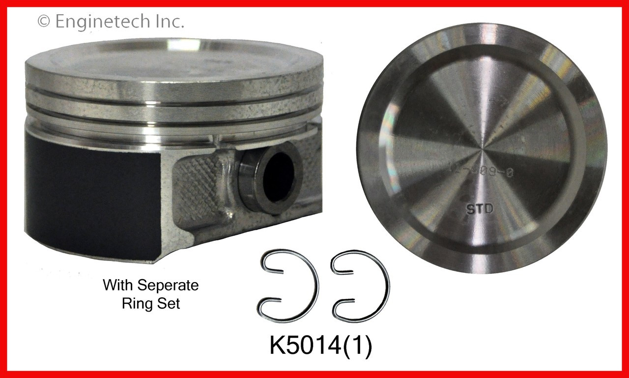 2000 Ford E-350 Super Duty 6.8L Engine Piston and Ring Kit K5014(1) -48