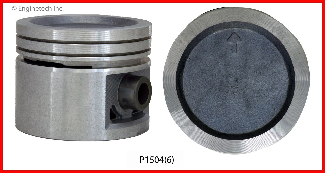 Engine Piston Set - Kit Part - P1504(6)