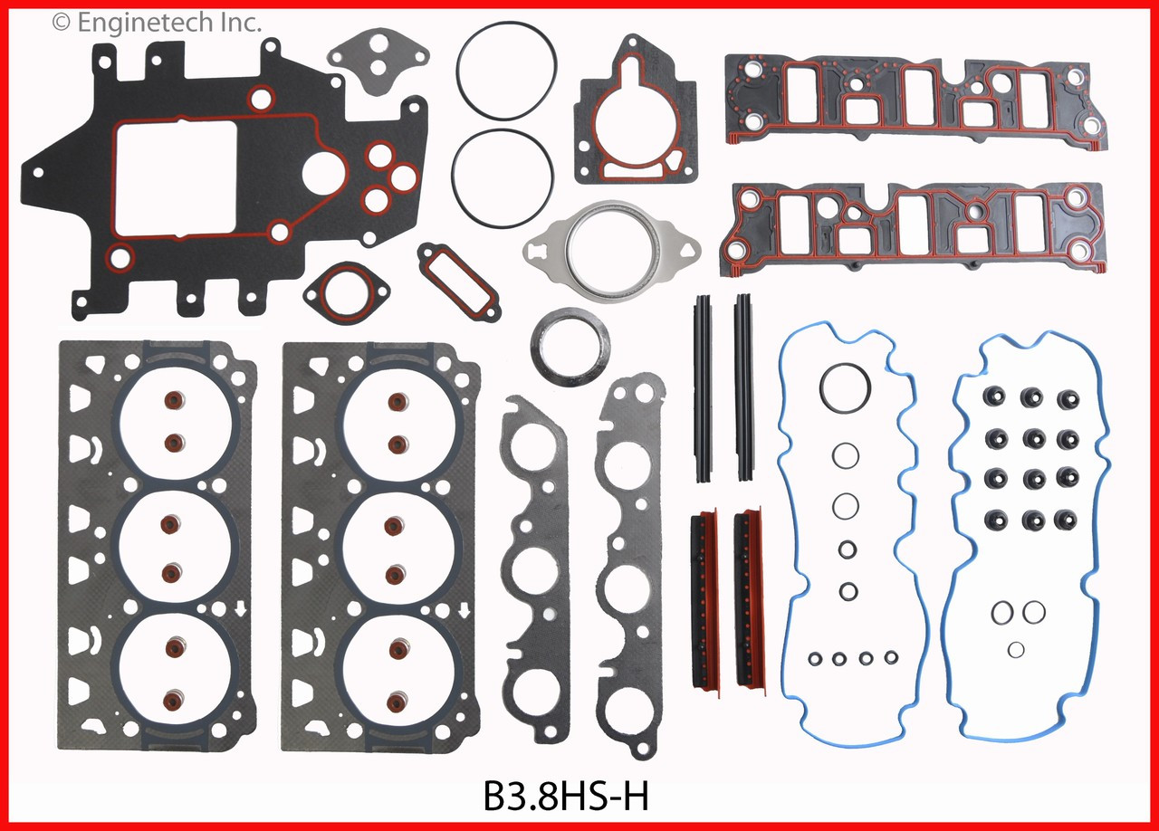 Engine Cylinder Head Gasket Set - Kit Part - B3.8HS-H