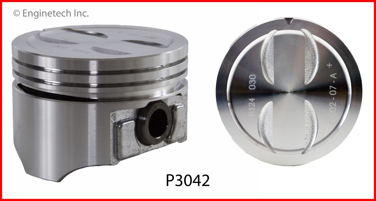 Engine Piston Set - Kit Part - P3042(8)