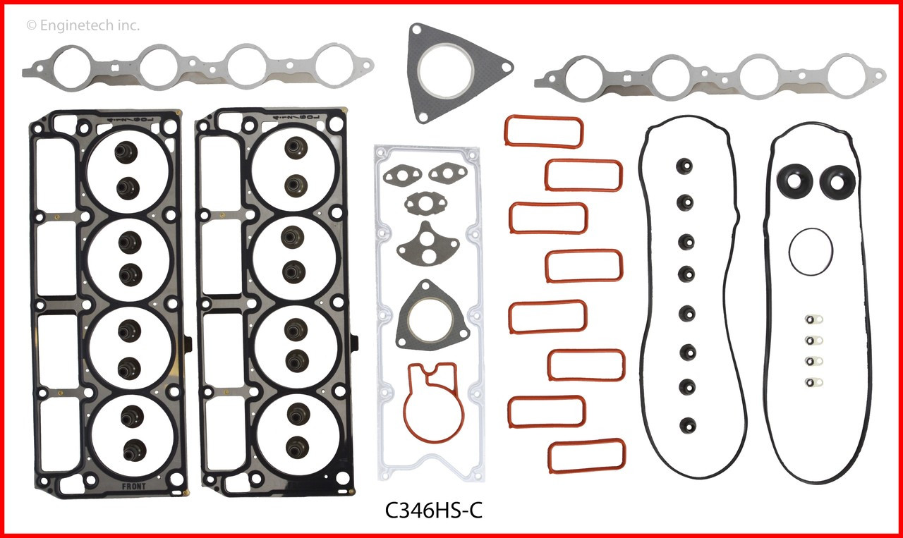 Engine Cylinder Head Gasket Set - Kit Part - C346HS-C
