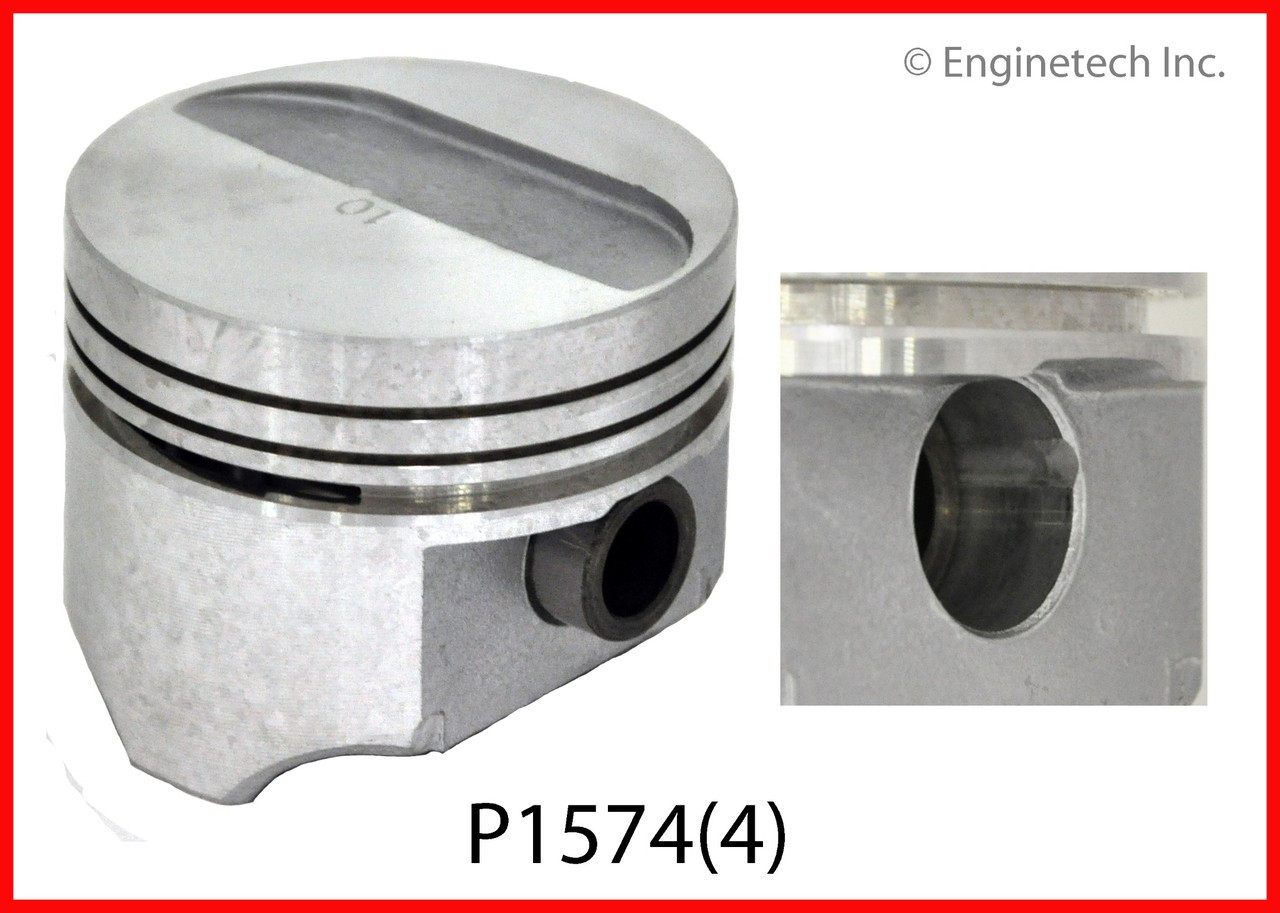 Engine Piston Set - Kit Part - P1574(4)