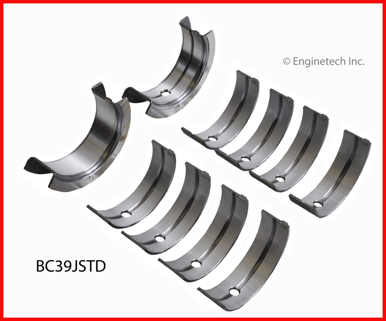 Engine Crankshaft Main Bearing Set - Kit Part - BC369J