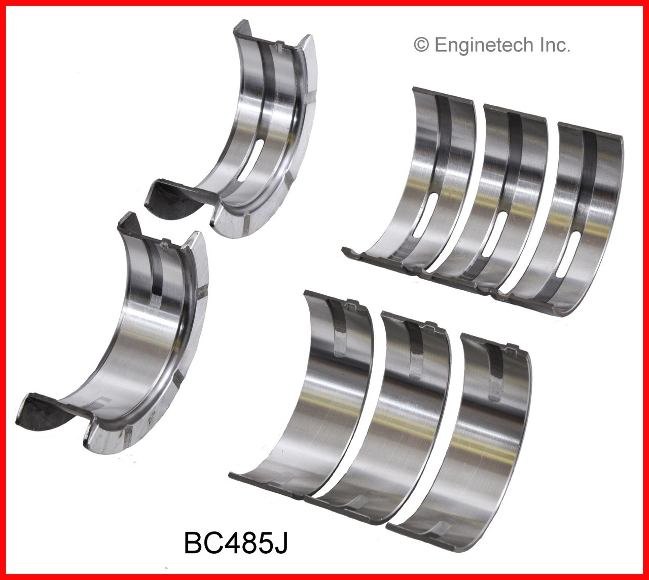 Engine Crankshaft Main Bearing Set - Kit Part - BC485J