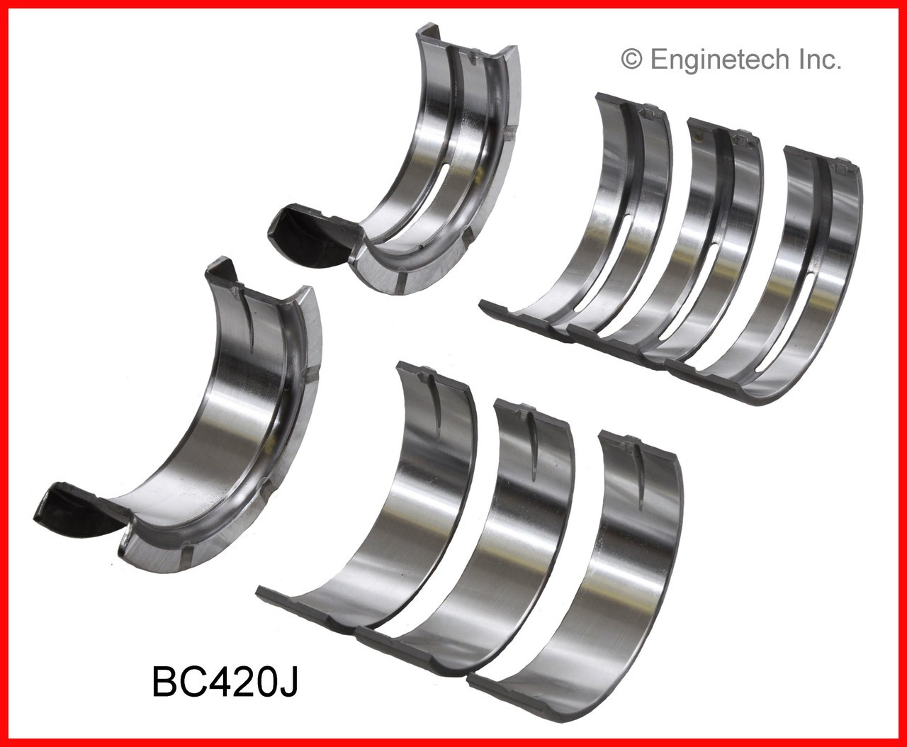 Engine Crankshaft Main Bearing Set - Kit Part - BC420J