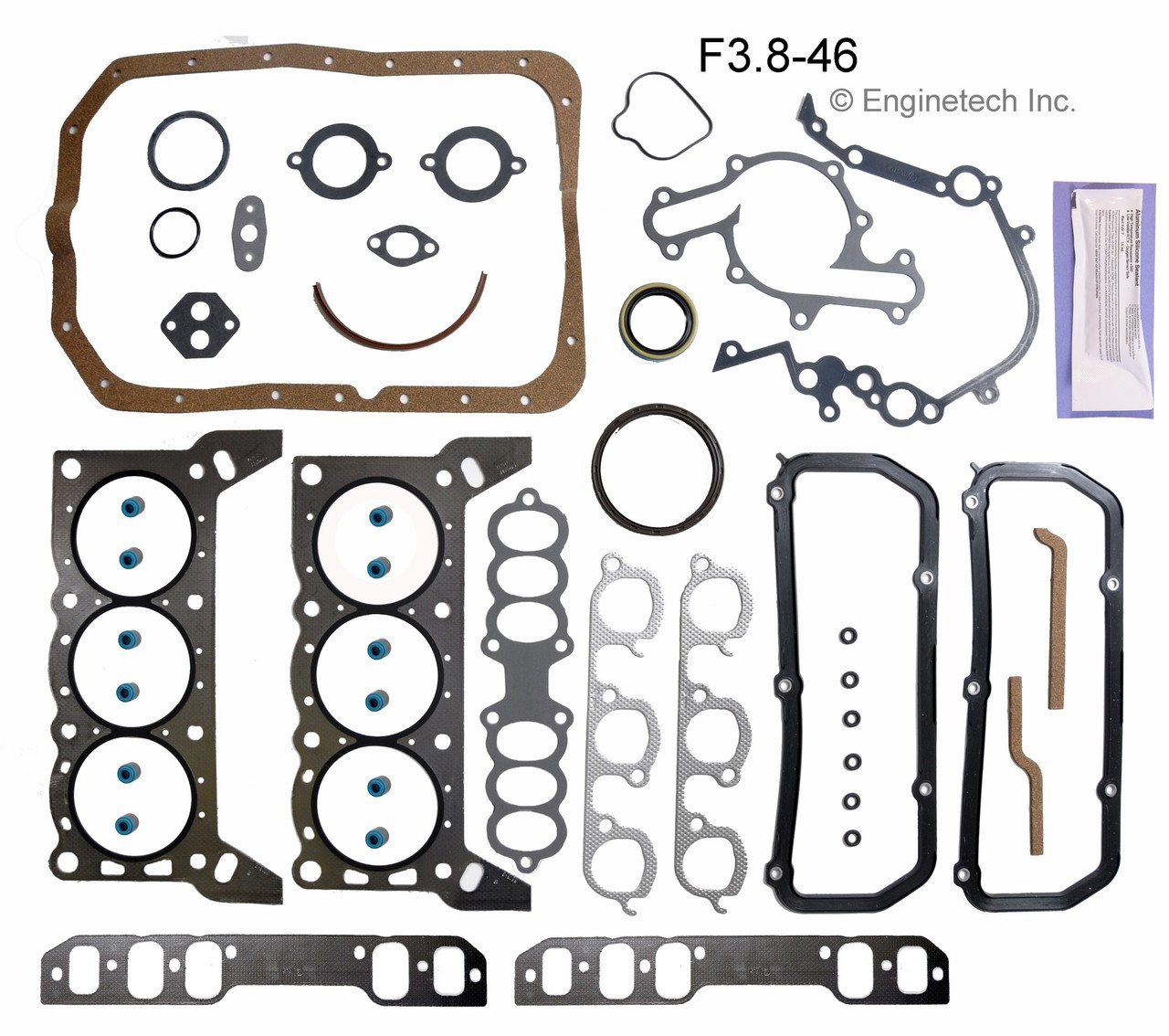 Engine Gasket Set - Kit Part - F3.8-46