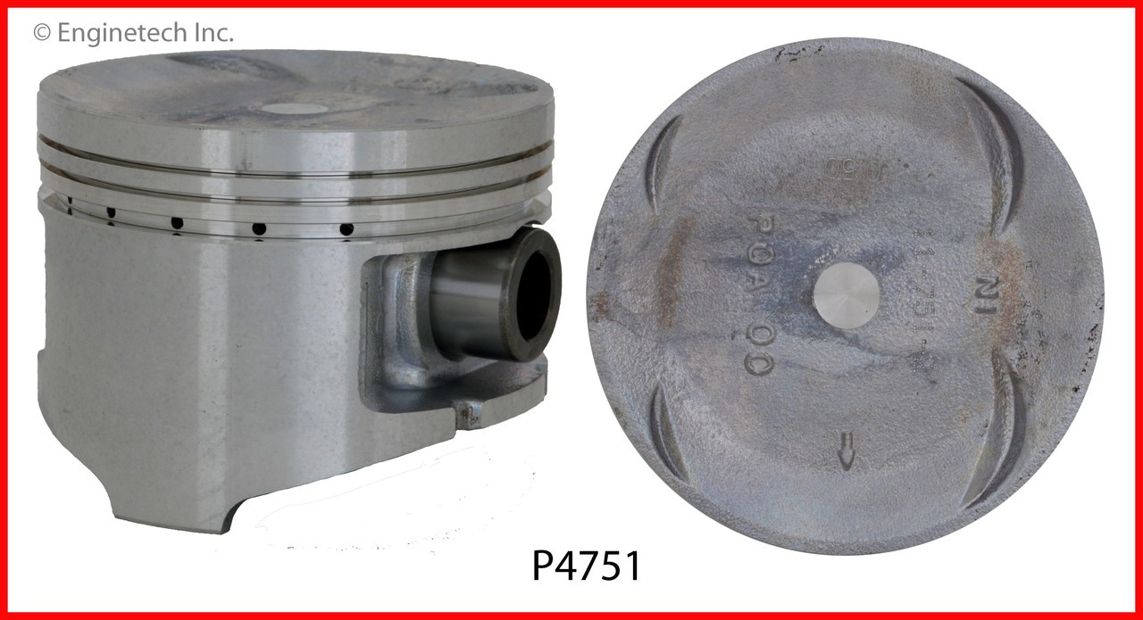 Engine Piston Set - Kit Part - P4751(4)