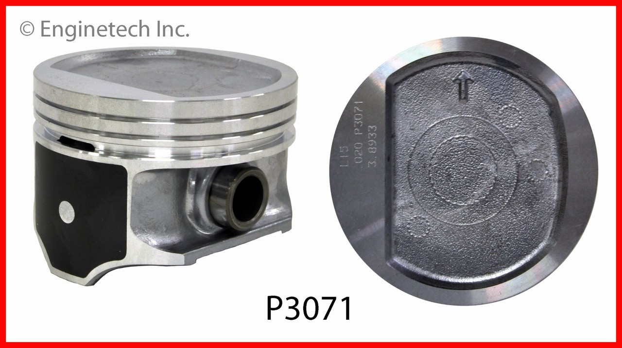 Engine Piston Set - Kit Part - P3071(4)