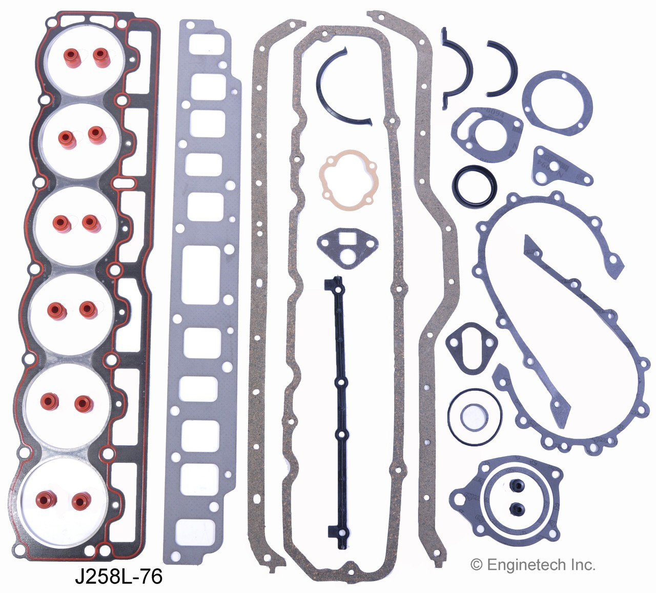 Engine Gasket Set - Kit Part - J258L-76