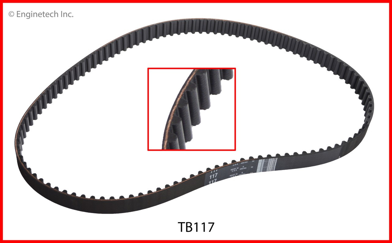 Engine Timing Belt - Kit Part - TB117