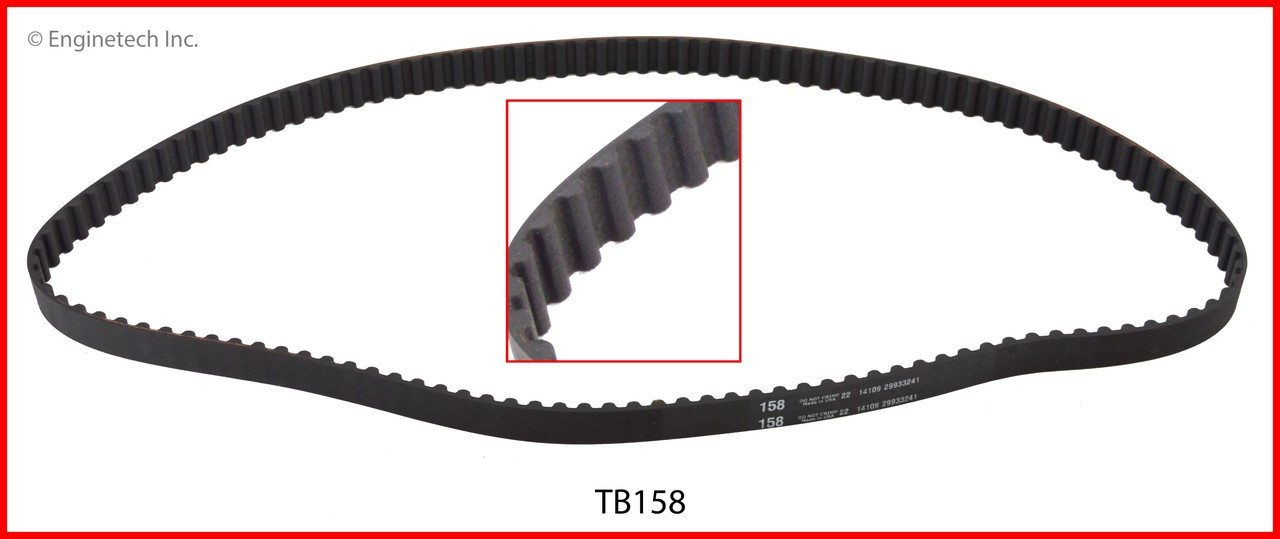 Engine Timing Belt - Kit Part - TB158