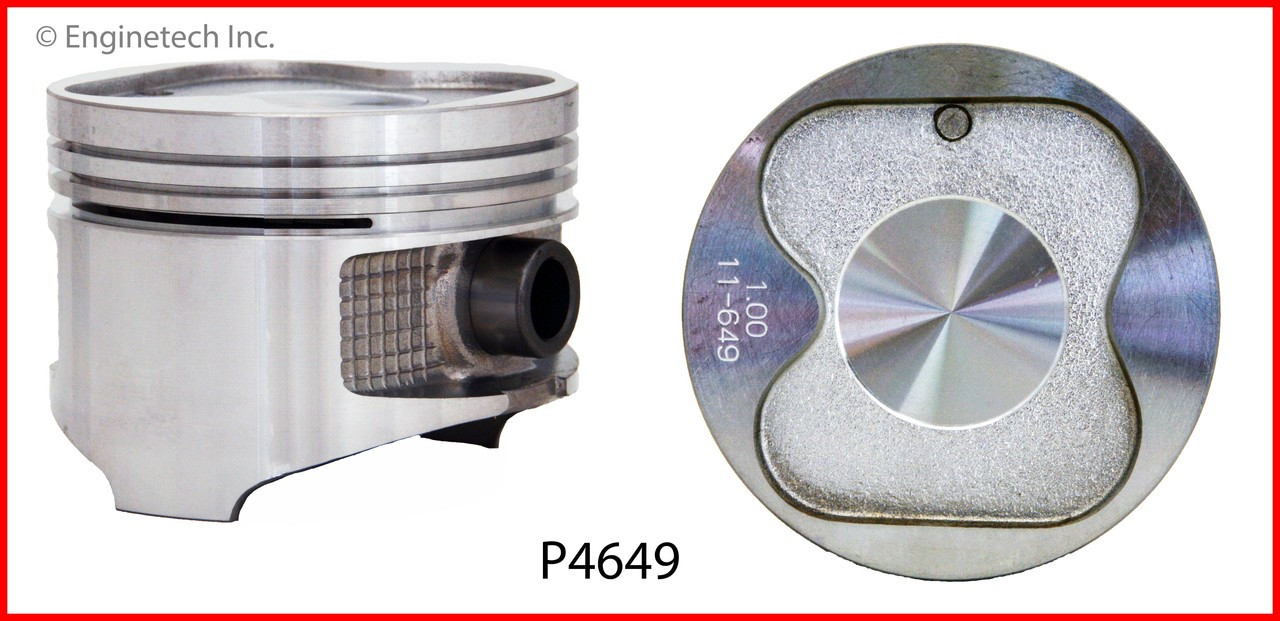 Engine Piston Set - Kit Part - P4649(4)