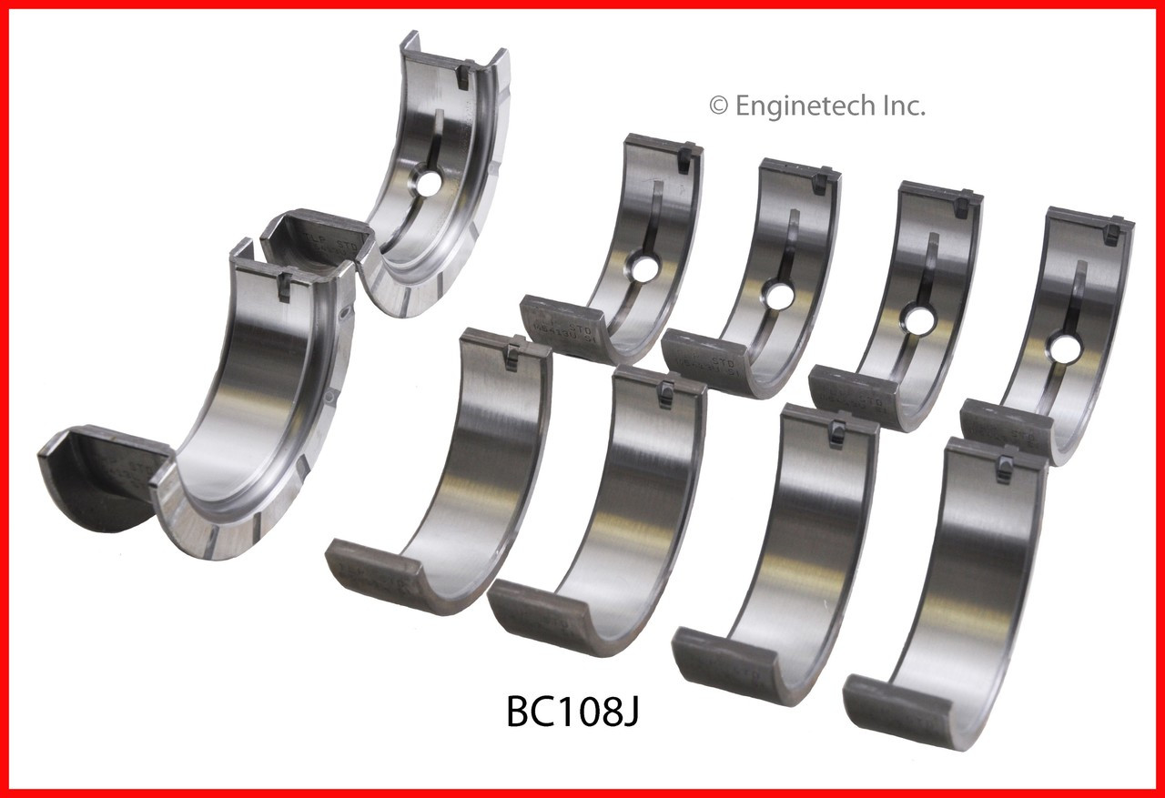 Engine Crankshaft Main Bearing Set - Kit Part - BC108J