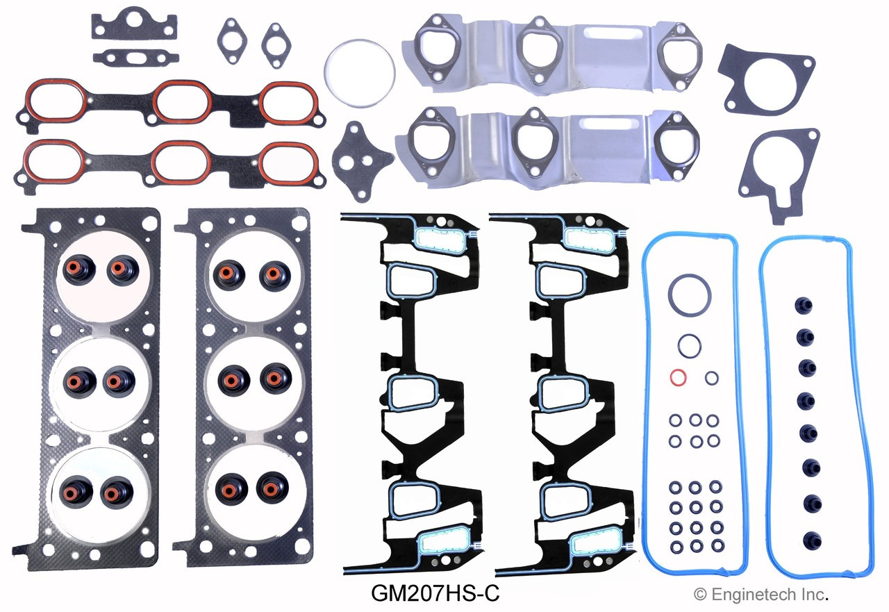 Engine Cylinder Head Gasket Set - Kit Part - GM207HS-C