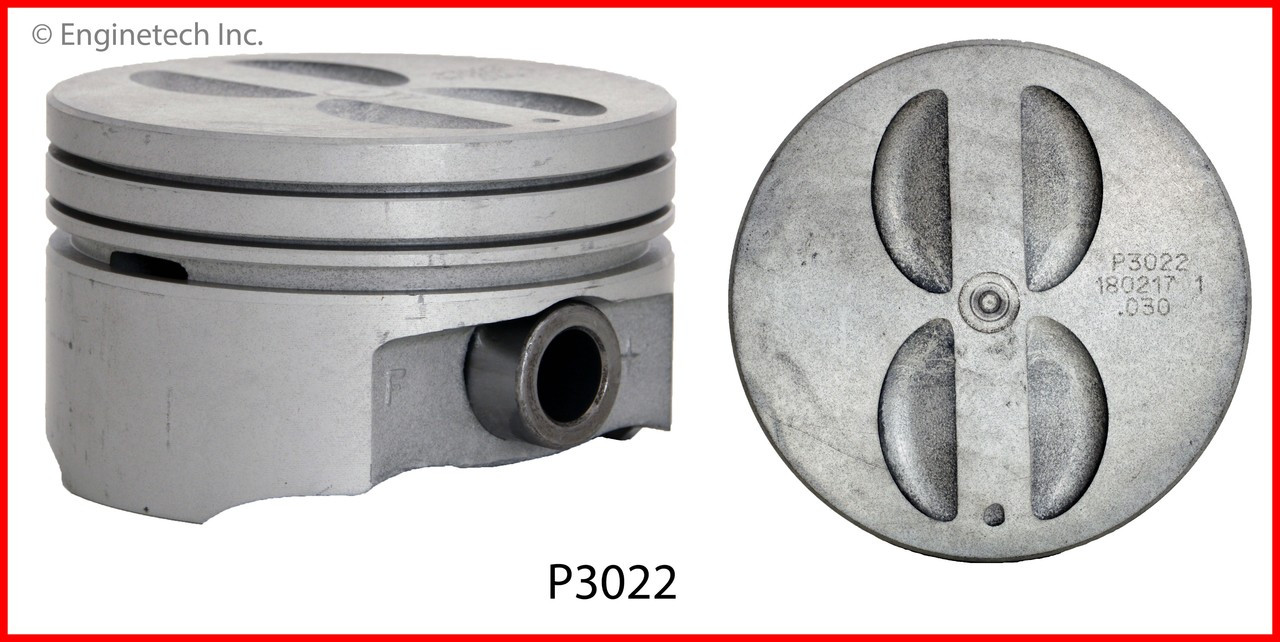 Engine Piston Set - Kit Part - P3022(8)