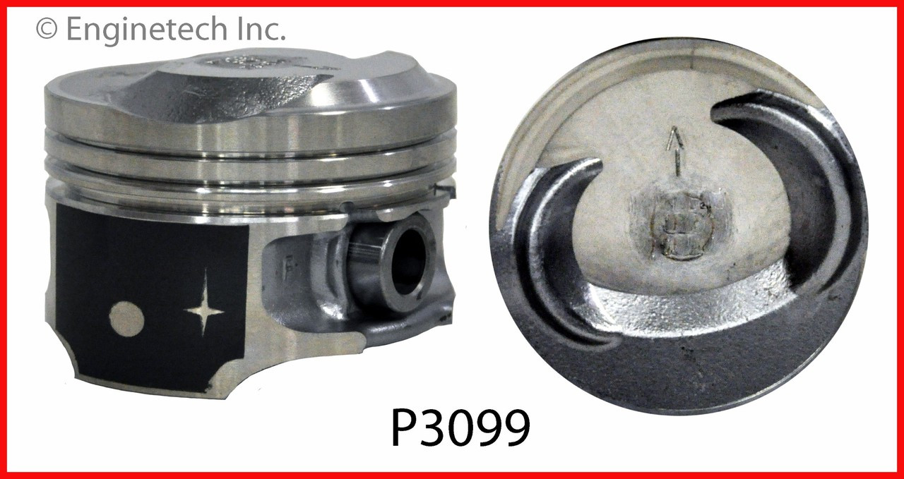 Engine Piston Set - Kit Part - P3099(4)
