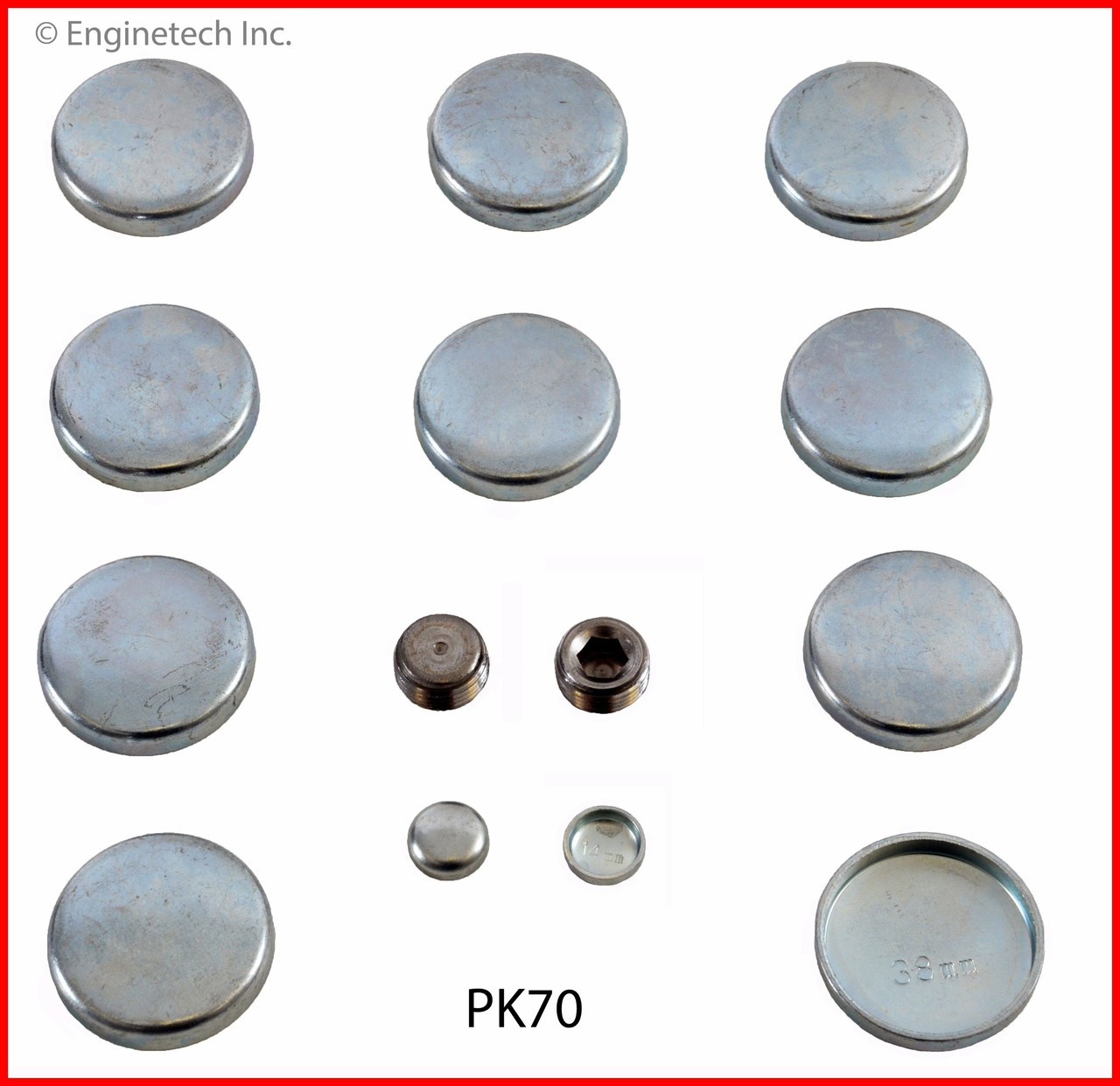 Engine Expansion Plug Kit - Kit Part - PK70