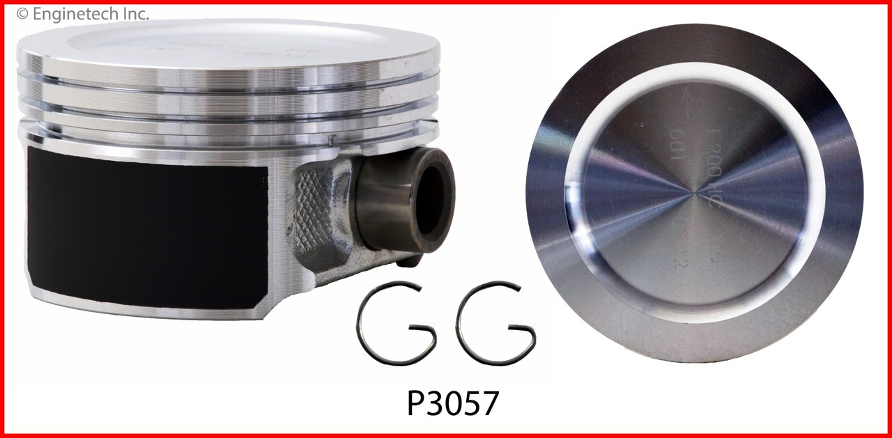 Engine Piston Set - Kit Part - P3057(8)