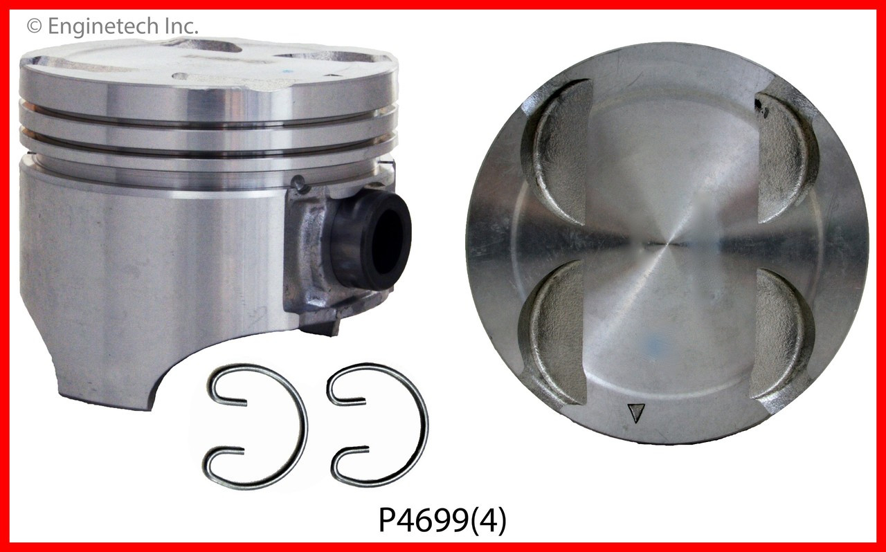 Engine Piston Set - Kit Part - P4699(4)