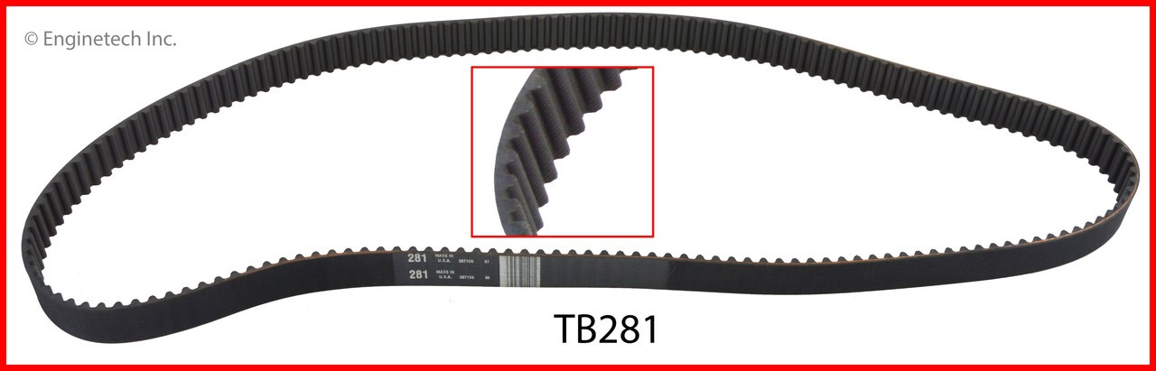 Engine Timing Belt - Kit Part - TB281