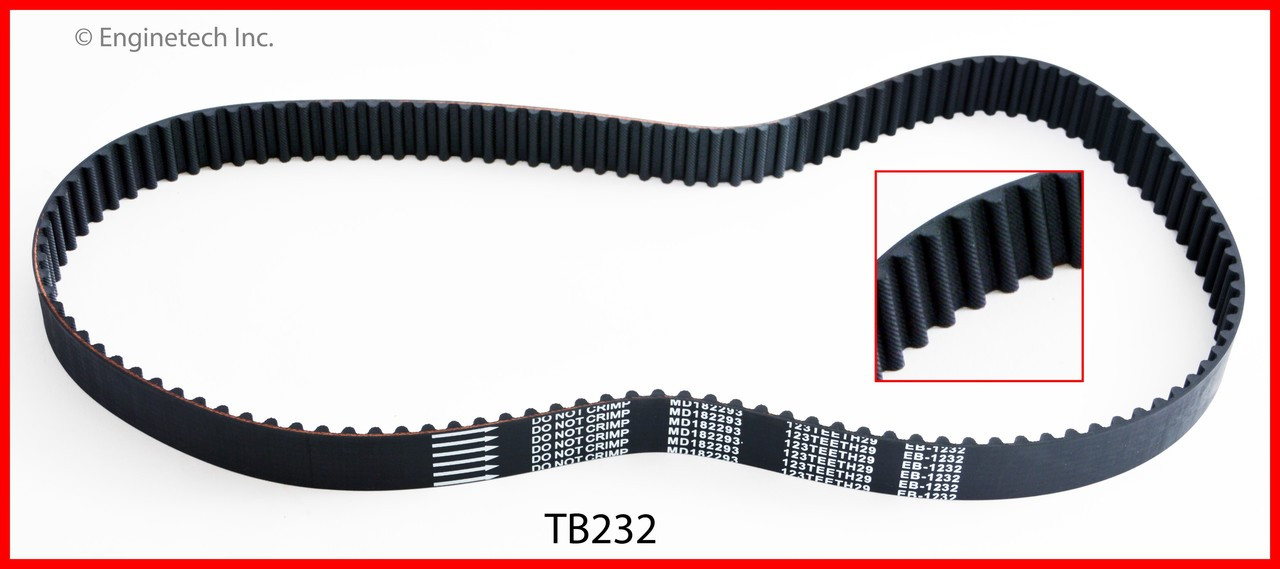 Engine Timing Belt - Kit Part - TB232
