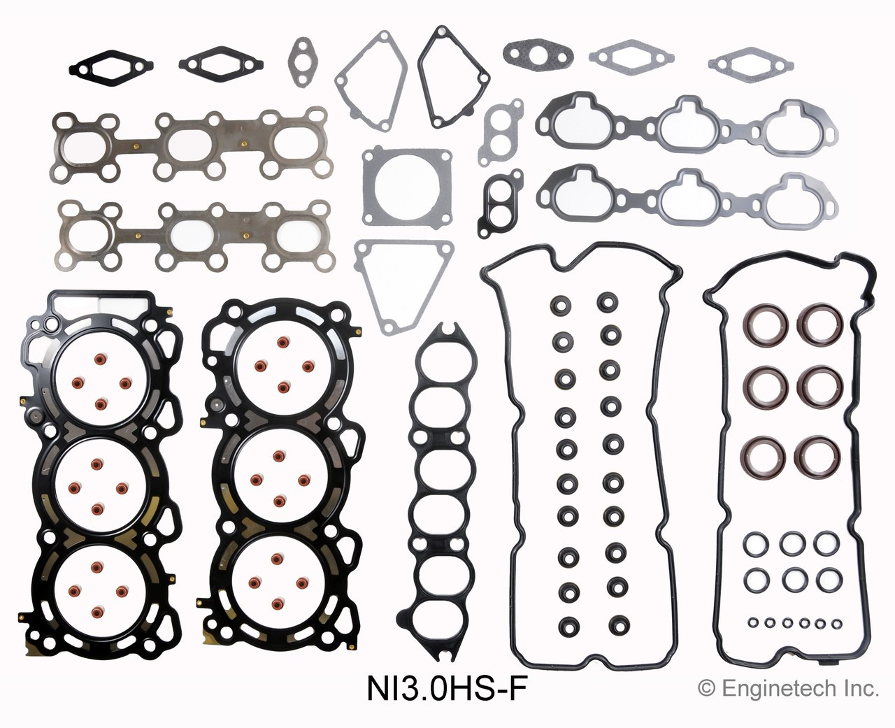 Engine Cylinder Head Gasket Set - Kit Part - NI3.0HS-F