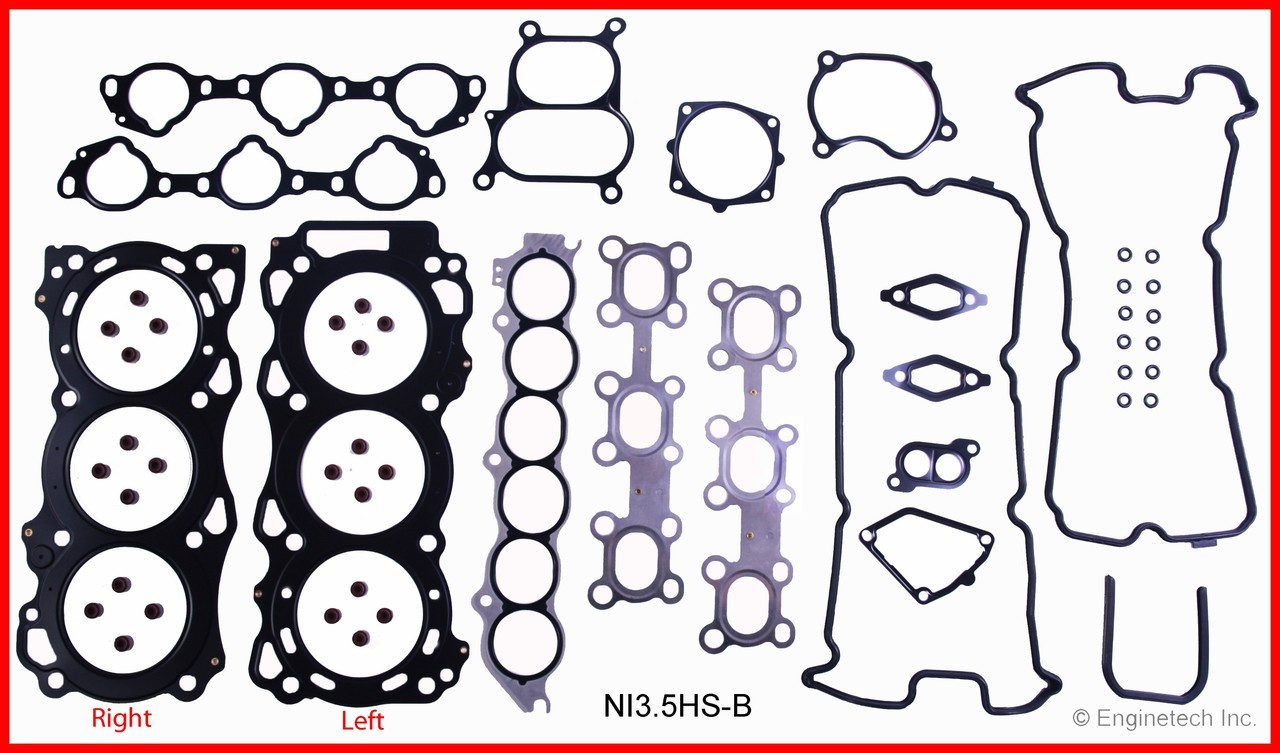 Engine Cylinder Head Gasket Set - Kit Part - NI3.5HS-B