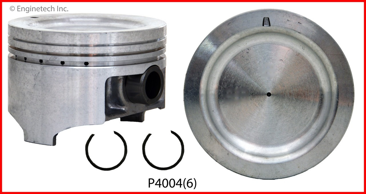 Engine Piston Set - Kit Part - P4004(6)
