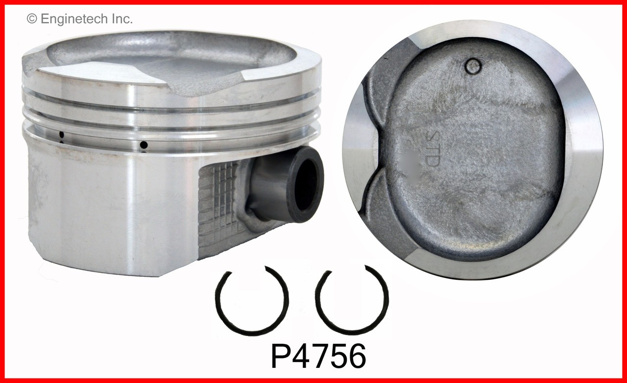 Engine Piston Set - Kit Part - P4756(4)