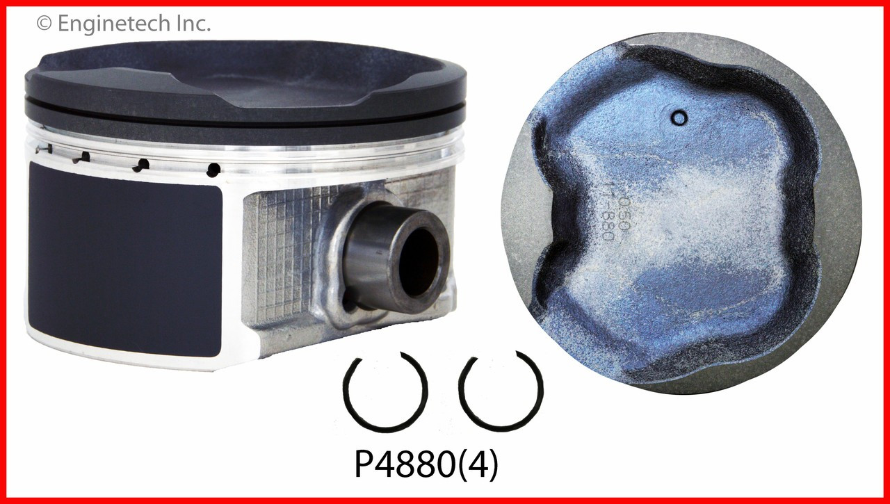 Engine Piston Set - Kit Part - P4880(4)