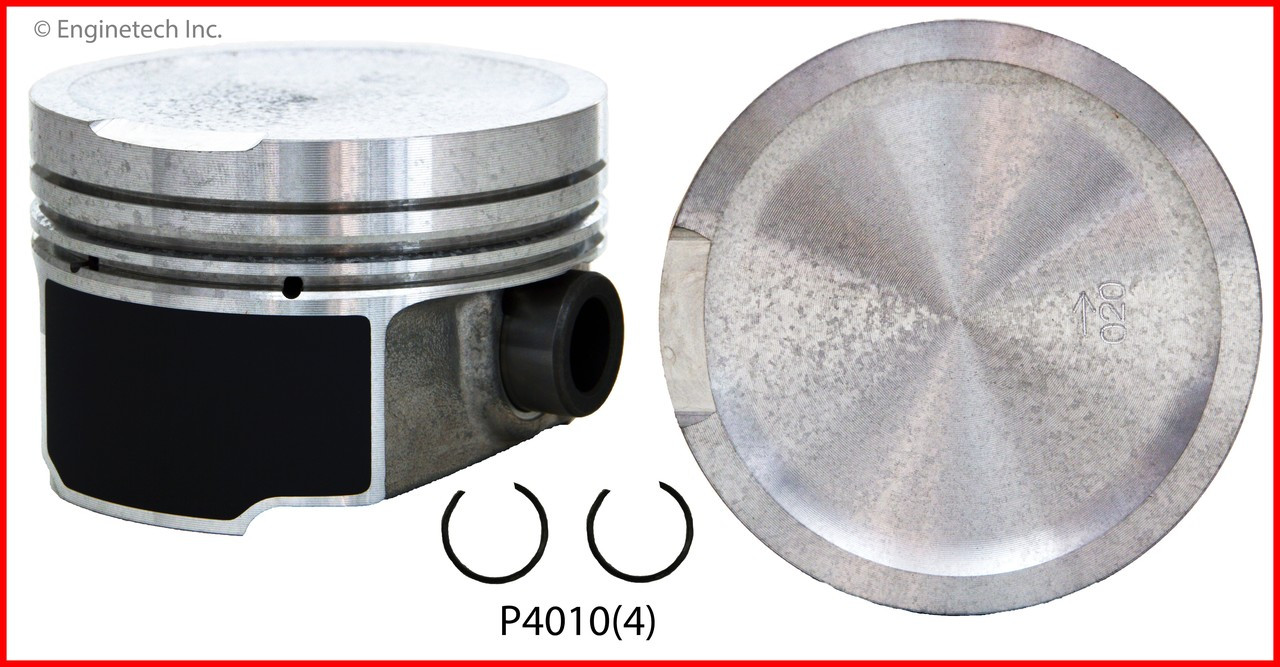 Engine Piston Set - Kit Part - P4010(4)