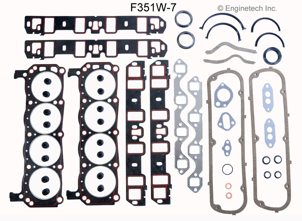 Engine Gasket Set - Kit Part - F351W-7