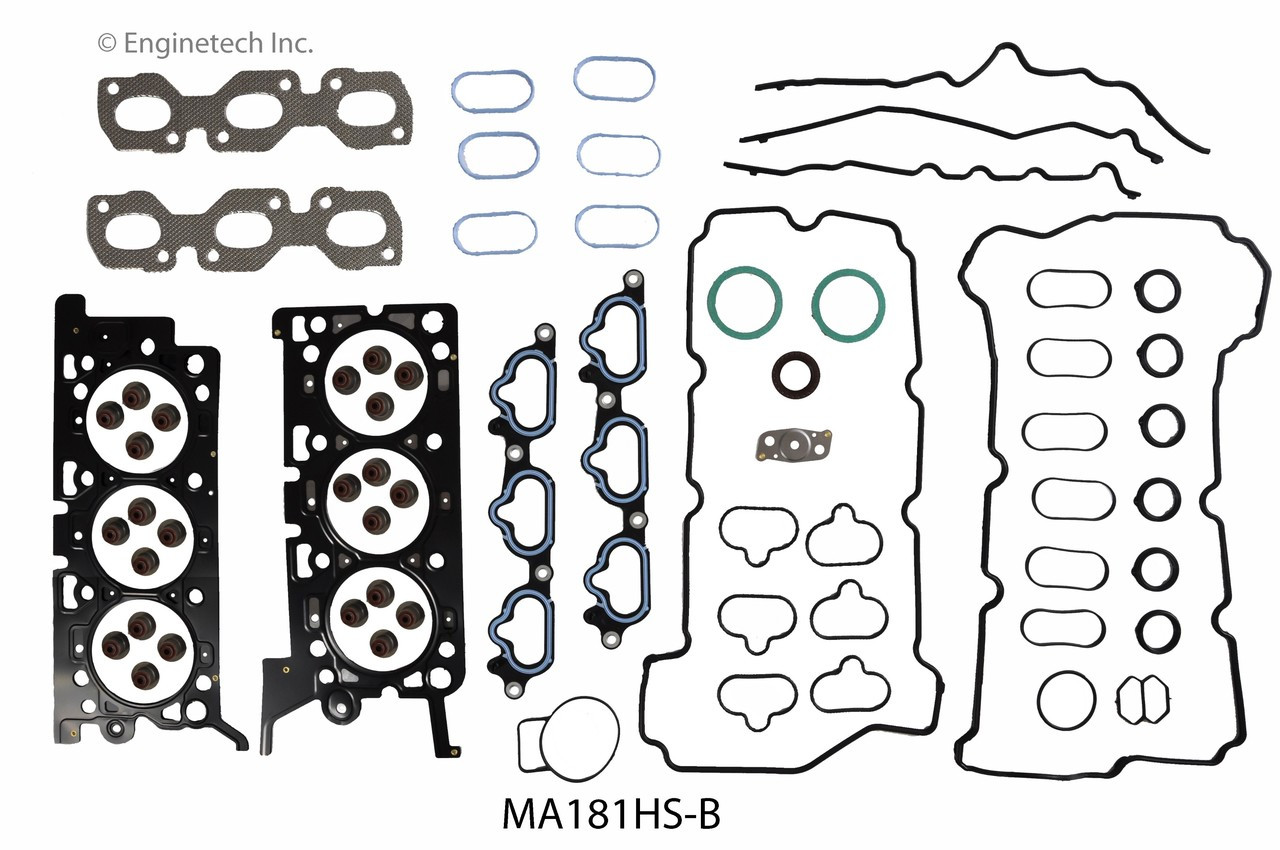 Engine Cylinder Head Gasket Set - Kit Part - MA181HS-B