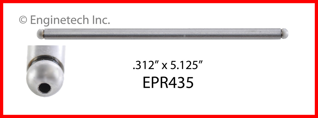 1993 Dodge Intrepid 3.3L Engine Push Rod EPR435.P50