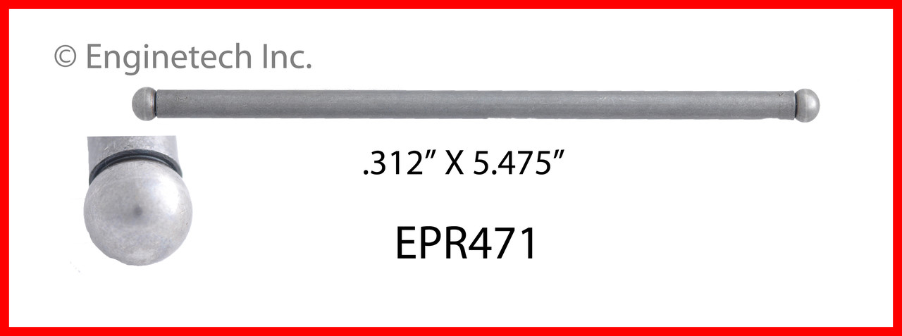 1990 Ford Ranger 4.0L Engine Push Rod EPR471.P3