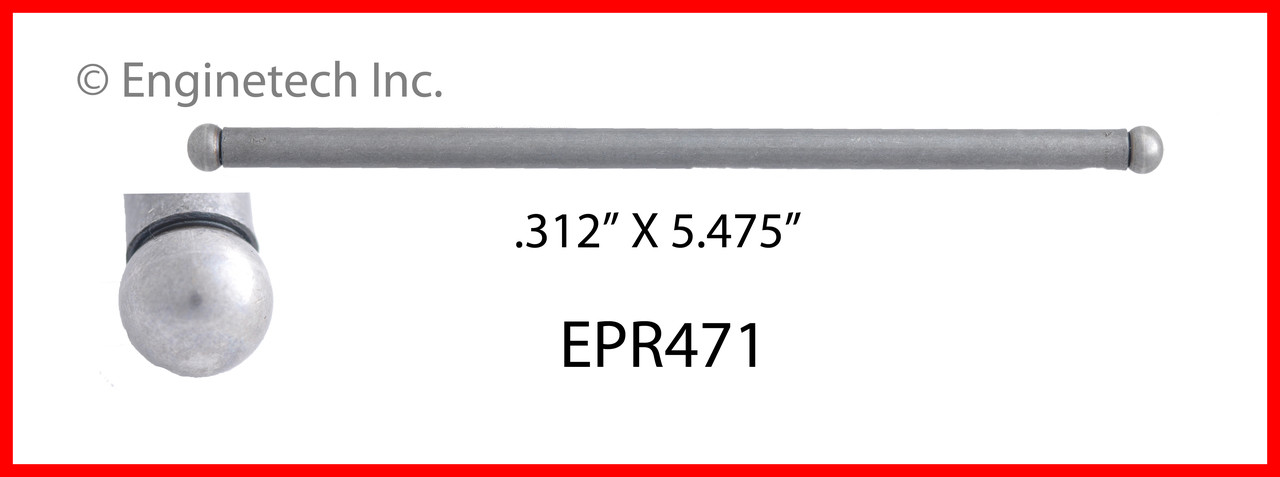 1996 Ford Aerostar 4.0L Engine Push Rod EPR471.P24