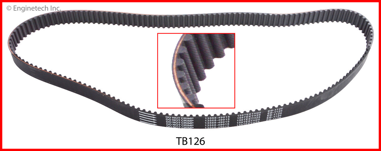 1990 Toyota Supra 3.0L Engine Timing Belt TB126.P11