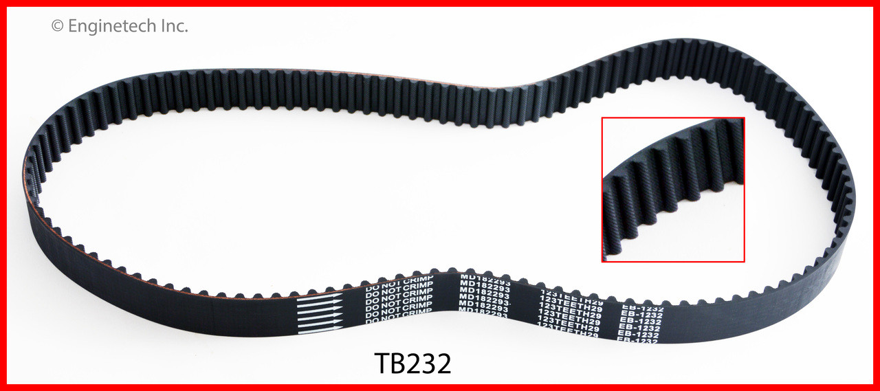1999 Mitsubishi Galant 2.4L Engine Timing Belt TB232.P2