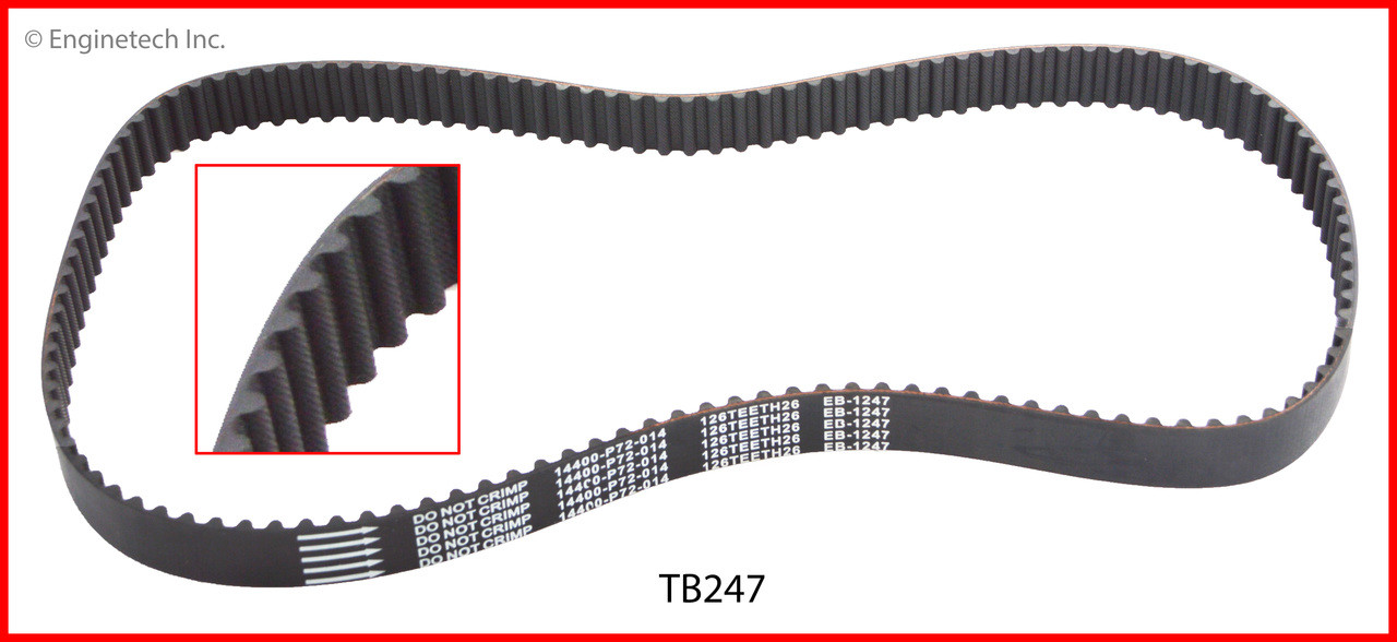1999 Acura Integra 1.8L Engine Timing Belt TB247.P9