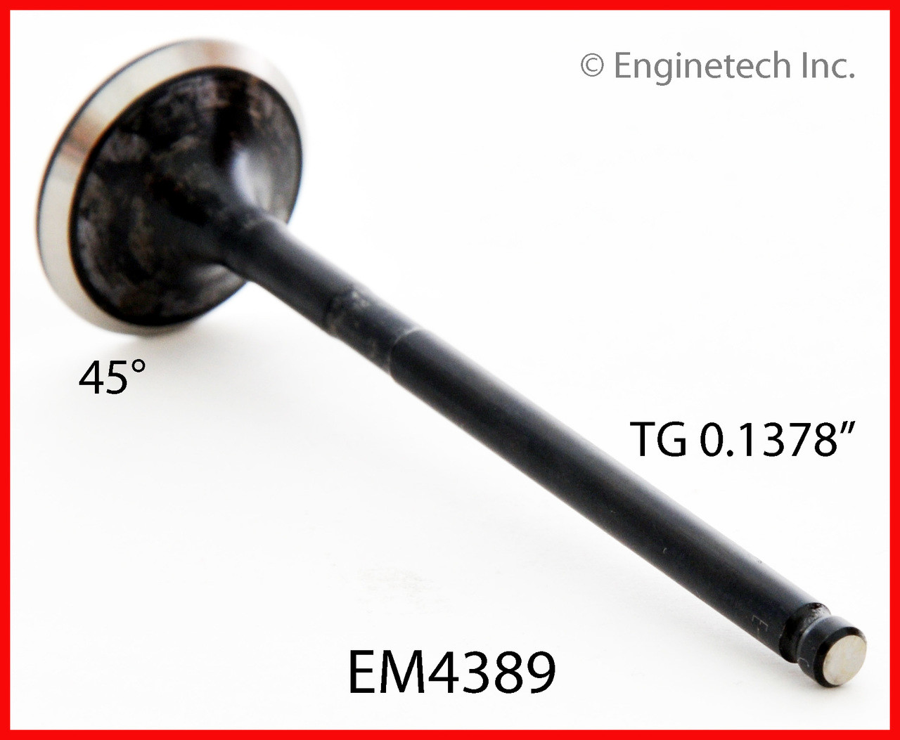 2014 Toyota Yaris 1.5L Engine Exhaust Valve EM4389.P23