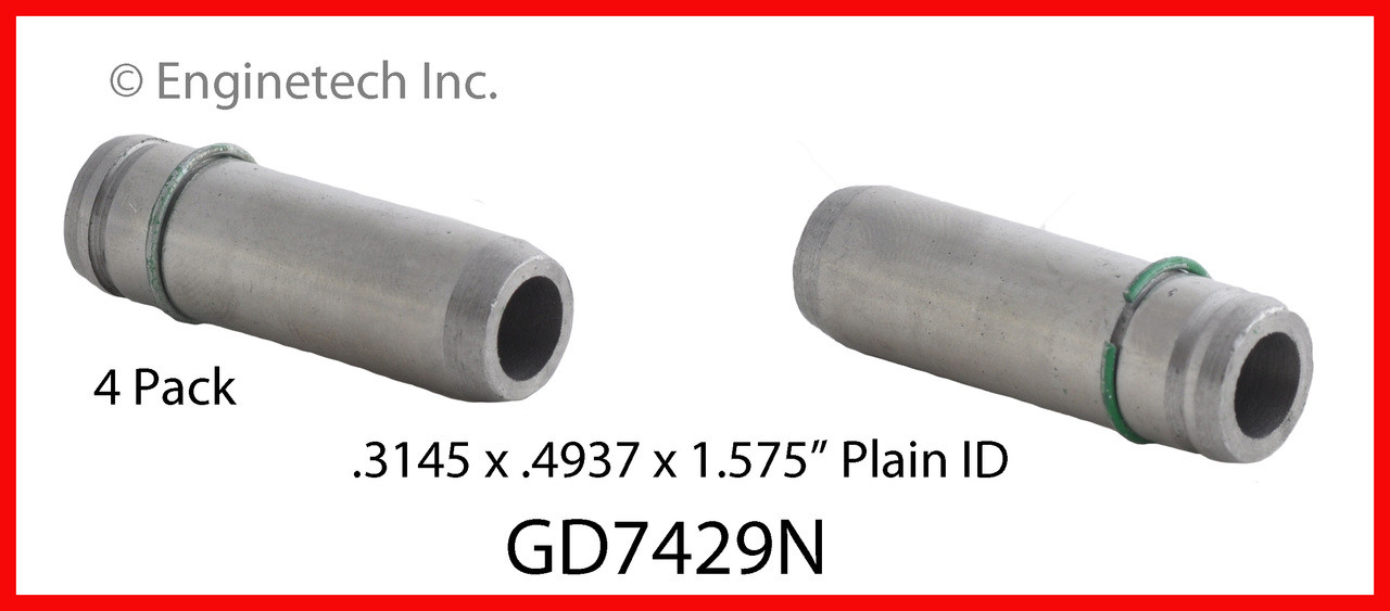 1985 Chrysler Laser 2.2L Engine Valve Guide GD7429N.P55